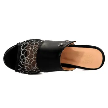 BLXQPYT 2017 Sandalias Mujer Sapato Feminino Gran Tamaño 31-47 Estilo de Verano de las Mujeres Zapatos Casual Sandalias de Playa Zapatillas T507