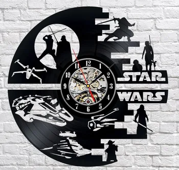 Creativo Reloj de CD del disco de Vinilo Reloj de Pared de la Decoración del Hogar 3D Colgantes Relojes Duvar Saat Reloj de pared