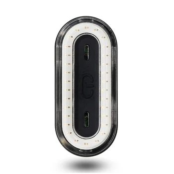 OUTERDO XANES STL03 100LM IPX8 Memoria Bicicleta luz trasera 6 Modos LED de Advertencia de Carga USB 360 Rotación de la Luz de la Bici de Accesorios