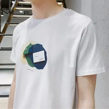 El crecimiento nominal cero 2020 Nueva camiseta de los Hombres Divertido Impresión de camiseta de los Hombres de la Marca de Verano de Cuello Redondo de Algodón Blanco de manga Corta t-Shirt Homme