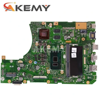 Akemy Nuevo! X556UJ X556UV de la placa base De Asus X556U X556UV X556UF X556UR de la placa base del ordenador portátil de 4 gb de RAM I7-6500U CPU GT930M-2G DDR4