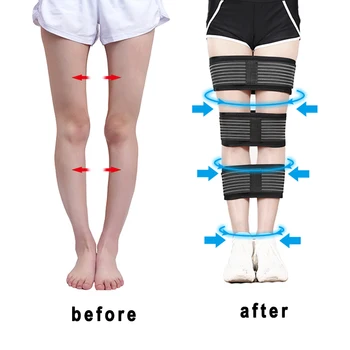 3Pcs/set Piernas Corrector Transpirable O/X-Piernas Corrector de Pierna Postura Corrección de Vendaje Cómodo Enderezar Cinturón para Hombres, Mujeres