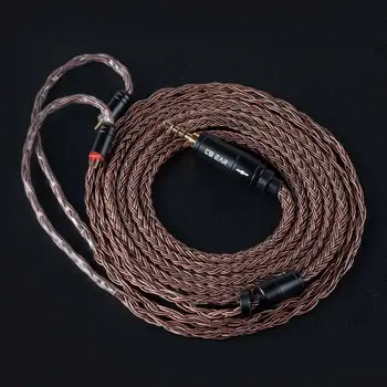 KBEAR 16 Núcleo Actualizado Puro Cable de Cobre 3.5/2.5/4.4 mm Con MMCX/2Pin Para ZS10 ZSN PRO V90 CCA C12 ZSX