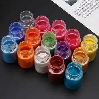 15 Colores Mica En Polvo De Resina Epoxi Tinte Pigmento De La Perla Natural De Mica Mineral En Polvo De Nueva 2019