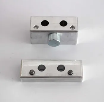 2 cavidades de aluminio de la barra de labios molde ,DLY gota de agua cuatro de la cavidad de aluminio de la barra de labios molde de 9 mm