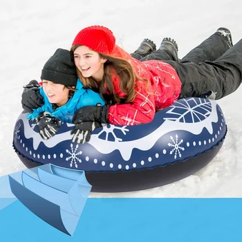La nieve Tubo Pesado Inflable, Trineo de Nieve para Niños y Adultos al aire libre de Nieve Juguetes