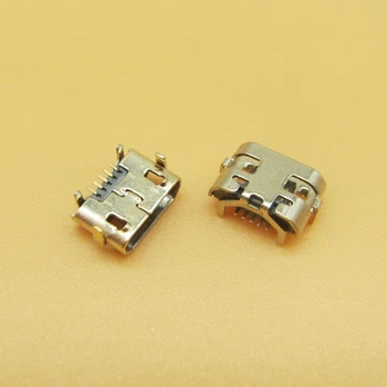 50pcs Para Huawei Y5 II CUN-L01 Mini Micro USB jack Puerto de Carga conector del Cargador Conector del zócalo del enchufe de alimentación muelle de Repuesto de reparación