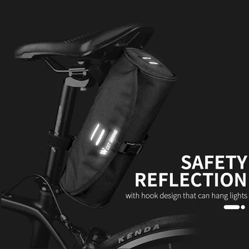 El OESTE de la BICICLETA Bolsa de Moto Scooter Eléctrico Plegable Bicicleta Bolsa de Manillar Impermeable a prueba de Golpes Multifuncional de Ciclismo de la Manija de la Barra de Bolsas