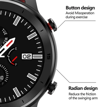 Timewolf Inteligente Reloj de la prenda Impermeable IP68 5atm Presión Arterial Smartwatch Android 5.1 Ritmo Cardíaco Reloj Inteligente para teléfonos Android IOS