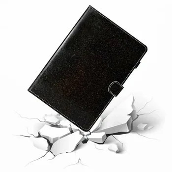 Caja de la tableta De Samsung Galaxy Tab E T560 SM-T560 T561 9.6 pulgadas Smart Cover Brillo Bling tapa Soporte de Cuero de la PU Funda de Piel