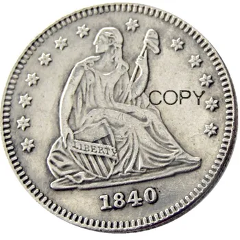 NOS set Completo(1840-1891)P/S/CC/S 104pcs Sentado Libertad Quater Dólar de Plata Chapada Copia de la Moneda