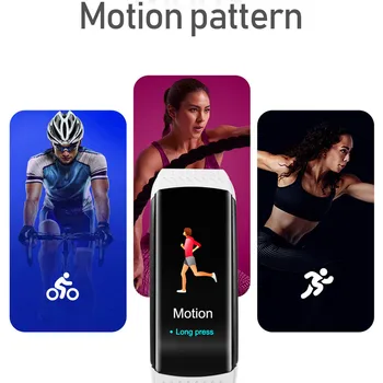 2019 Impermeable Banda Inteligente de la Presión Arterial monitor de Ritmo Cardíaco Multifunción Deportes de Moda de la Pulsera de Fitness Para Android IOS