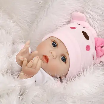 55 CM de Silicona Renacer la Muñeca del Bebé Juguetes Realistas Suave Vivo Renacer la Muñeca del Bebé hechos a Mano Bebes Reborn Dolls Niños Regalo de Cumpleaños