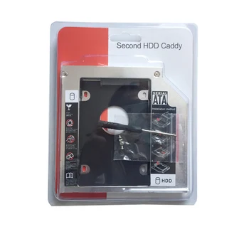 12.7 MM 2º HD HDD SSD de Disco Duro Caddy para LENOVO IdeaPad G560 G570 G575 Y550 Y550p Y550a (Don unidad Óptica bisel )