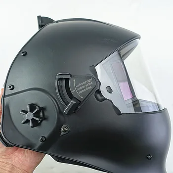 Purificador de Aire motorizado Respirador de Máscara de Soldar Equipo de Protección Personal en la Industria PAPR Kit de Soldadura de Oscurecimiento Automático Casco