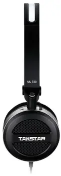 Original Takstar ML 720 portátil de auriculares estéreo de Imf de auriculares de 40mm de diámetro de conductor con el botón de control y micrófono
