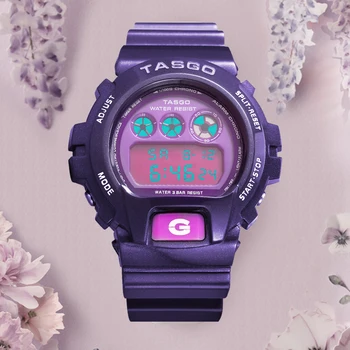 TASGO Impermeable del Deporte de los Relojes de las Mujeres De 2020 parte Superior de la Marca de Lujo de LED Electrónica Digital Señoras Reloj Reloj de Mujer Relogio Feminino