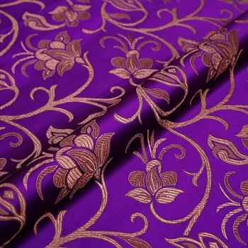 Brocados de seda de tela de cheongsam kimono y bolsas de jacquard de ropa de tela de decoración de muebles para el hogar