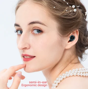 TWS de la Pantalla LED de Bluetooth 5.1 Impermeable Inalámbrico de Auriculares auriculares Auriculares Con Micrófono