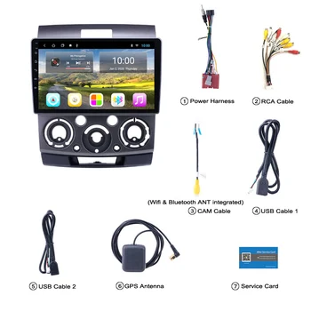 2G de RAM Android 9.1 Para mazda bt 50 2006-2010 Multimedia Estéreo del Coche Reproductor de DVD de la Navegación GPS de Radio