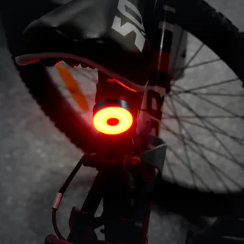 Mini LED Bicicleta Luz trasera se puede cargar mediante Usb Bicicleta Luces Traseras IPX5 Impermeable de la Seguridad de Advertencia Luz de Bicicleta Casco de la Mochila de la Lámpara