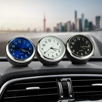 La Decoración del coche de Reloj de Adorno Automático Reloj Reloj del Tablero de instrumentos del Vehículo Auto Decoración Interior Digital Puntero Reloj de Auto-estilo de Regalos
