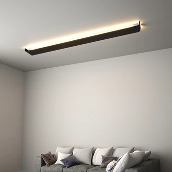 Moderna de Aluminio LED Luces de Pared Rectángulo LED Lámparas de Pared Interior Negro-Blanco Decoración led en la Sala de estar del dormitorio de los Accesorios de iluminación