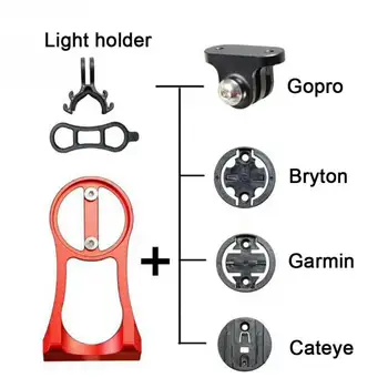 La extensión de soporte para bicicletas ordenador y la cámara, multi-función de bicicletas vara de extensión de soporte y el soporte de la linterna