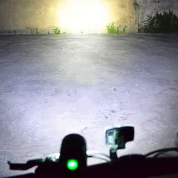 2 en 1 Luz de la Bici de 12* XML-T6 LED Bicicleta del Faro delantero 20000lm Bicicleta Luces Delanteras luces bicicleta Linterna accesorios de moto