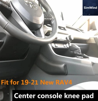 Para Toyota RAV4 2019 2020 Coche de la rodilla cusion de la almohadilla Interior de los Accesorios del coche de la Rodilla almohadilla cusion de la Consola central, del Lado del Conductor Suave Pa