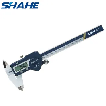 SHAHE impermeable IP54 digital vernier caliper messschieber electrónica digital de la Pinza de 0-150 mm paquimetro digital