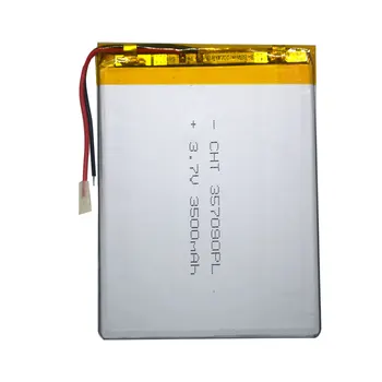 Paquete de batería de 2 Hilos de 3.7 v 3500mah de 7 Pulgadas de la Tableta Universal de Polímero de Litio de la Batería para Supra M72KG M74CG M74BG M74AG