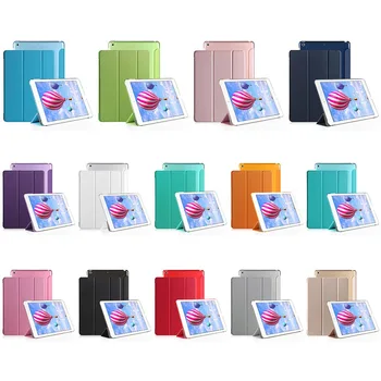 KISSCASE de Lujo de la Cubierta del Caso para Apple iPad de 9,7 pulgadas 2017 2018 Smart funda de Cuero PU para el iPad 2018 6ª generación de Caso A1893 A1822