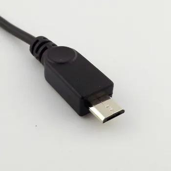 10pcs Micro USB 2.0 Hembra A Doble 2 Masculino Splitter Y Datos de la Extensión de Cable de Cargador Cable de 30cm