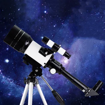 70 mm 300 mm de Telescopio Monocular Profesional al aire libre de Viaje, telescopio con Trípode para Niños y Principiantes de Regalo
