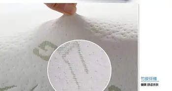 De fibra de bambú de espuma de memoria almohada, almohada cervical ,30 x 50cm grande de algodón en la cabeza de la almohada
