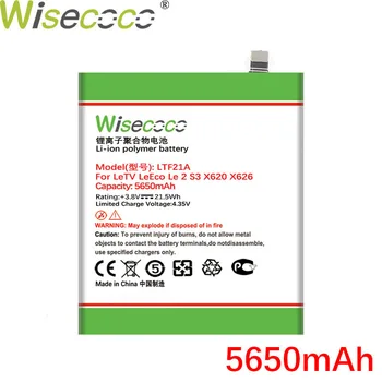 WISECOCO 5650mAh LTF21A Batería Para Letv LeEco Le 2 pro le 2S le S3 X528 X621 X625 X626 X20 X25 X620 X520 X522 X525 X526 de la Batería