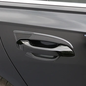 Los accesorios del coche Para Audi A6 C8 2019 ABS Externo Fuera de la Manija de la Puerta Cubre Recorte 4pcs car styling