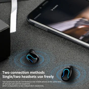 Q32 Bluetooth Auricular TWS Auriculares ,Bluetooth 5.0 Auriculares Inalámbricos ,los Deportes de manos libres Auricular Con Micrófono