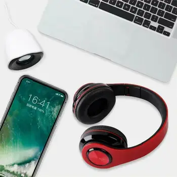 Bluetooth Wireless Gaming Headset Auriculares Over-Ear Estéreo Super Bass Con Micrófono Plegable Deporte Auriculares De Alta Fidelidad 2019 Nuevo