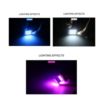 12pcs LED de la Luz Interior Kit de Paquete Libre de Errores para toyota Camry 40 2006-2011 accesorios Trasera de techo Luces de Mapa en blanco de hielo azul