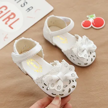 El verano de los Niños Zapatos de bebé de Primera Walker Calzado Cueros Dulces Niños, Sandalias Niñas, Niño pequeño Bebé Transpirable Hoolow Arco de los Zapatos