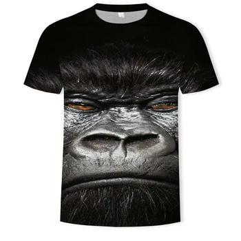 2020summer moda t-shirt para los hombres de los animales orangután impreso en 3D casual t-shirt para hombres de hip-hop de la calle de los hombres de la ropa