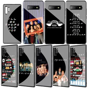 Amigos de Vidrio Templado de la caja del Teléfono para Samsung Galaxy S20 Ultra S10 + S7 S8 S9 Borde de la Nota 8 9 10 Plus Lite