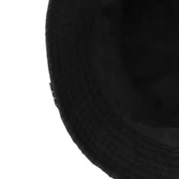 Japonés Unisex Verano Sombrero De Cubo Negro De La Vaca Lechera De Impresión Al Aire Libre De La Personalidad Protector Solar Reversible De Pescadores Cap