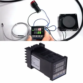 PID Controlador de Temperatura Digital REX-C100(M) 0 A 400 grados Celsius K Tipo de Relé de Salida de las Herramientas de Prueba de