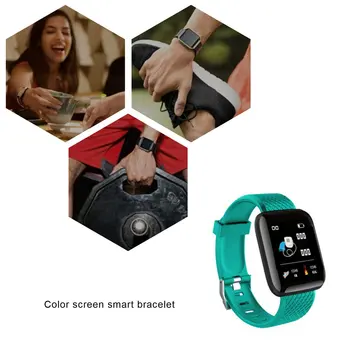 En Stock! D13 Los Relojes Inteligentes 116 Plus De Ritmo Cardíaco Reloj Inteligente De Pulsera Deportivo Relojes Inteligentes Banda Impermeable Smartwatch Android A2