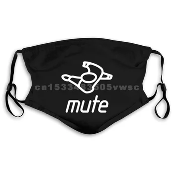 Mute Records Logotipo de 2 Máscara Negra Casual y Fresco orgullo Máscara de los hombres Unisex de la Moda Nueva Máscara de Maskss ajax Máscaras;