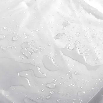 110X65cm PVC Chef delantal Transparente delantal impermeable a prueba de aceite delantal de plástico de aceite y del ácido y del álcali de protección Delantal de Cocina
