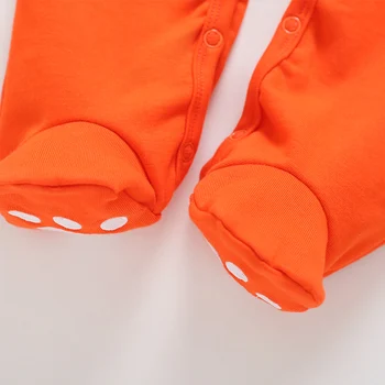Recién nacido Fox Diseño Footies Mono de los Niños Pijama de Rayas Tapa de Bebes Otoño de Patas Traje de Bebé Niño Niña Ropa de 0-2Y 13